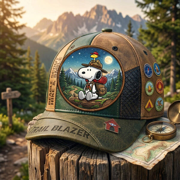 Alternative view of Personalized Snoopy Classic Cap -THK127186