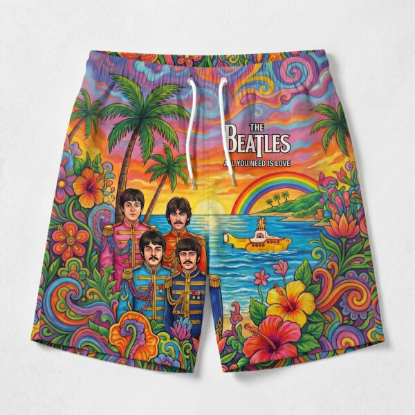 Alternative view of The Beatles Hawaiian Shirt -THK127515