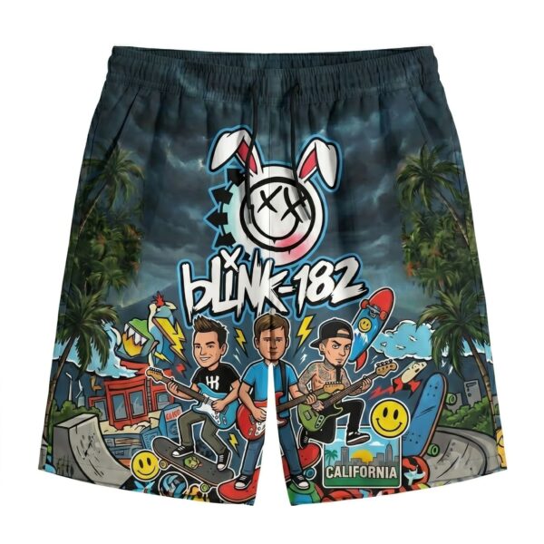 Alternative view of Blink-182 Hawaiian Shirt - THK127627