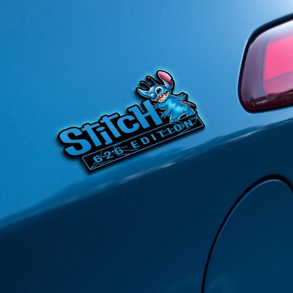 Stitch Experiment 626 Edition 3D Inlayed Car Name - Image 5