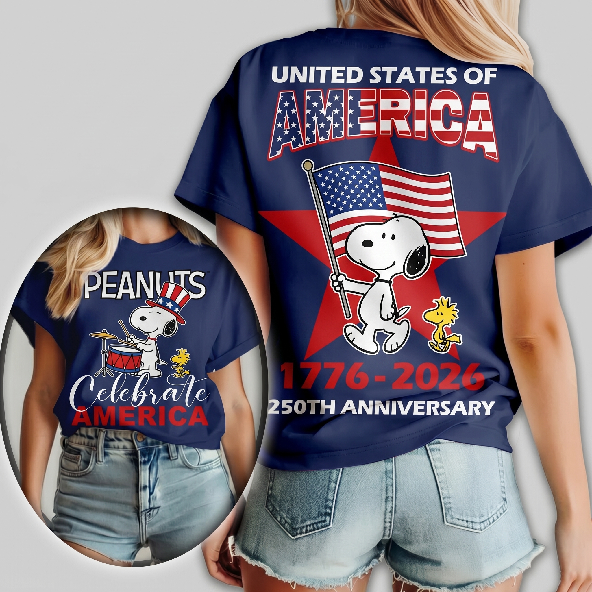 Premium Snoopy 250th Anniversary 3D Shirt-THK126885 - Image 3