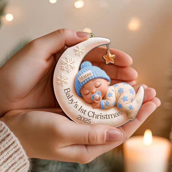 Alternative view of Baby’s First Christmas Ornament