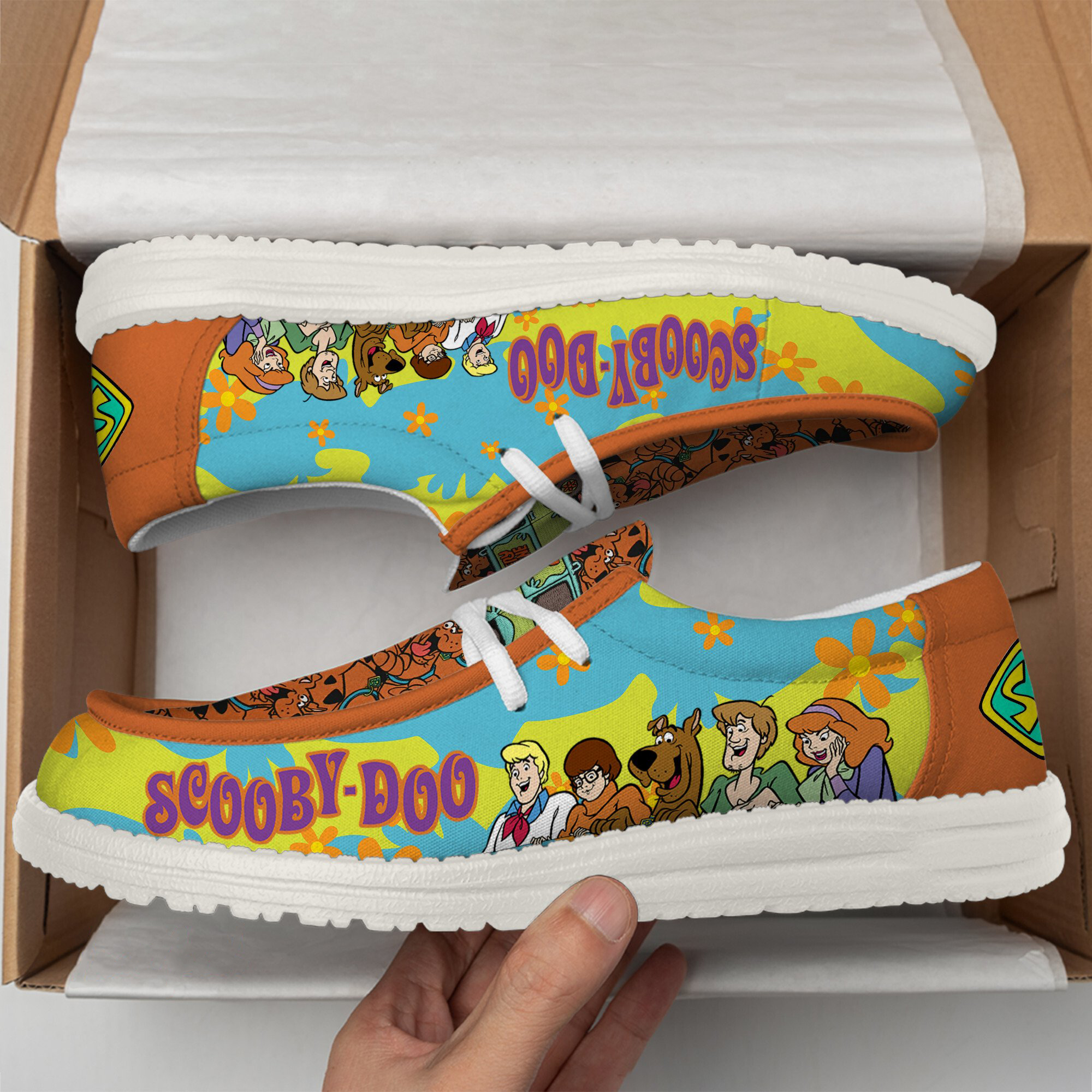 Scooby-Doo x Christmas Personalized Hey Dude Shoes - Image 2