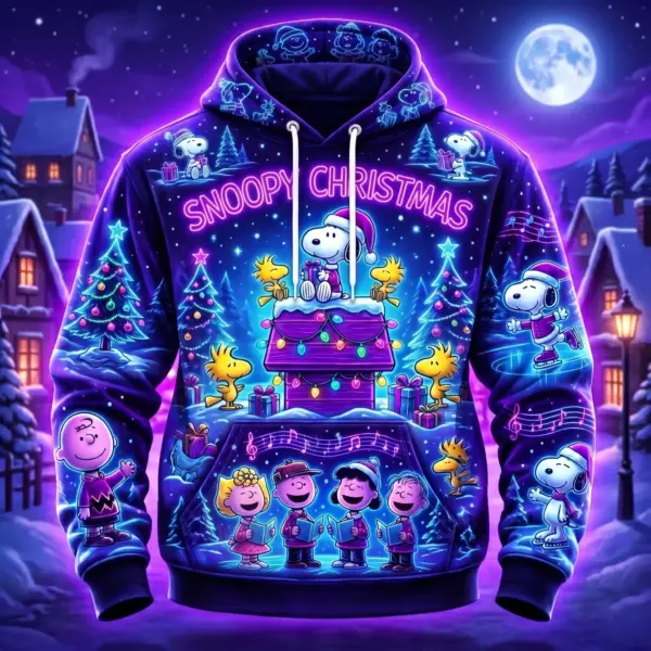 Snoopy Christmas 3D Hoodie-THK136506