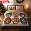 Personalized Mickey & Friends Christmas Quilt Bedding Set-THK136582