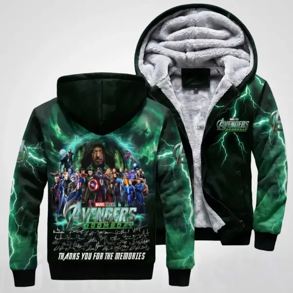 Avengers Doomsday 3D Fleece Zip Hoodie