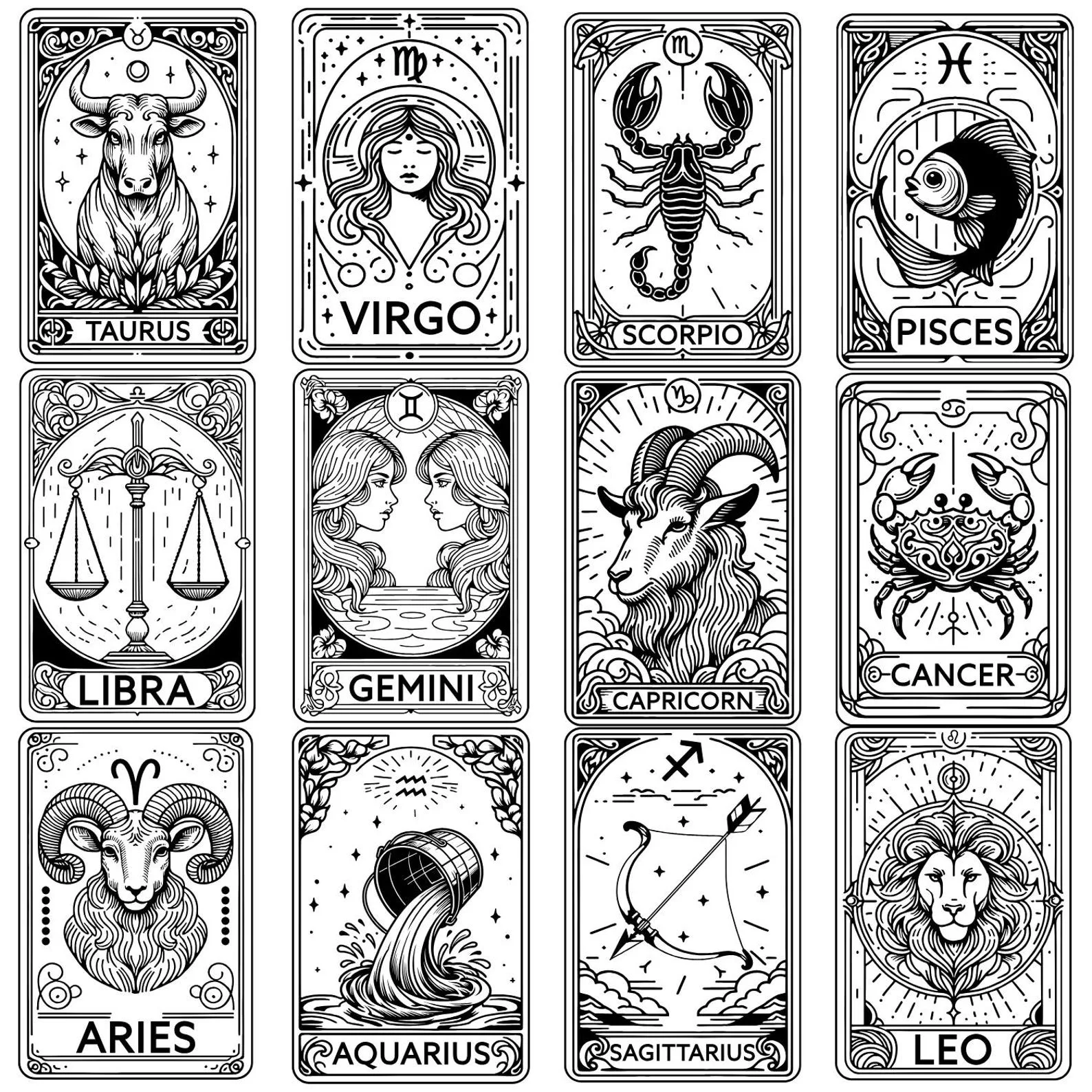 Zodiac Card Lighters Gift - Image 4