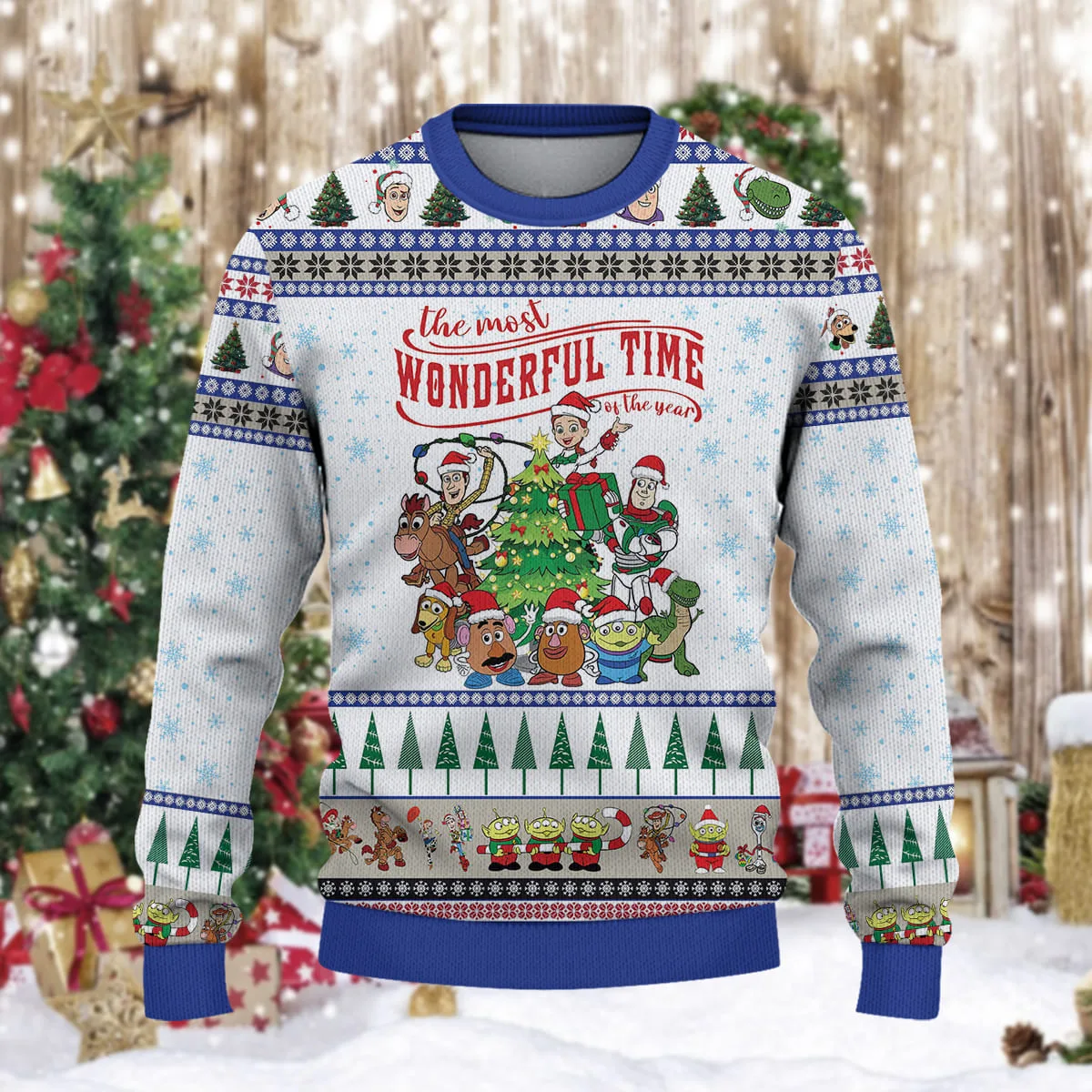 Toy Story Christmas Knitted Sweater - Image 2