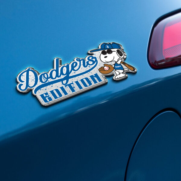 Los Angeles Dodgers Edition 3D Inlayed Car Name - Image 4