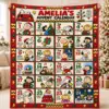 Snoopy Christmas Advent Calendar Blanket-THK137718