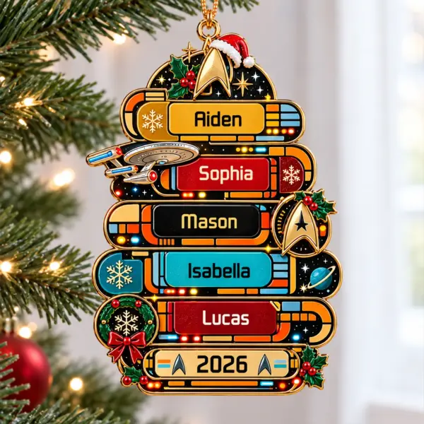 Personalized Star Trek Christmas Ornament-THK137810
