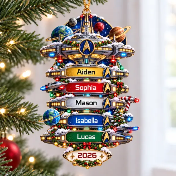 Personalized Star Trek Christmas Ornament-THK137809