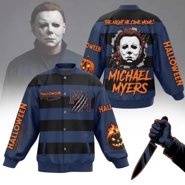 Horror Halloween Quilted Varsity Jacket-THK136958 - Image 3