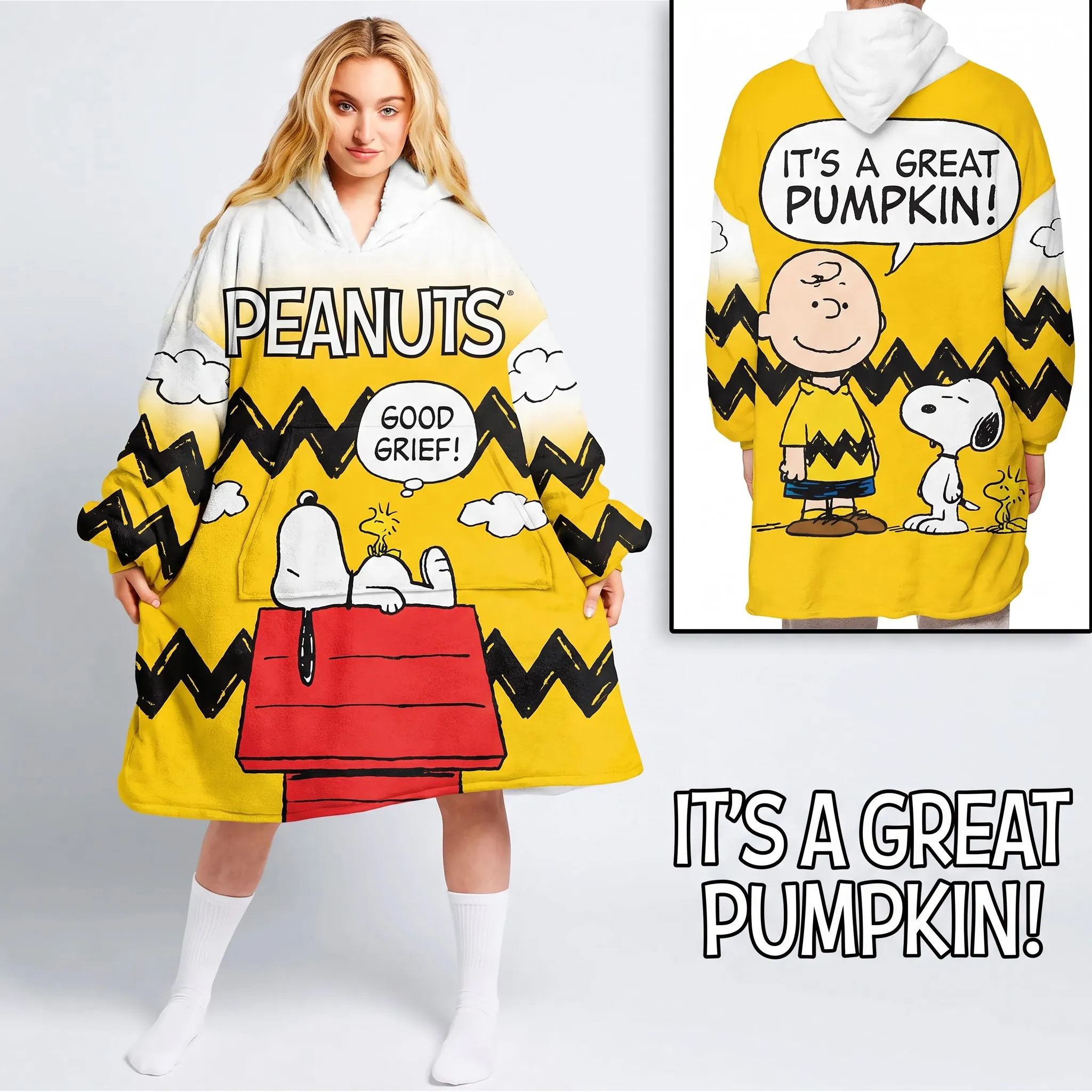 Snoopy Blanket Hoodie-THK137168