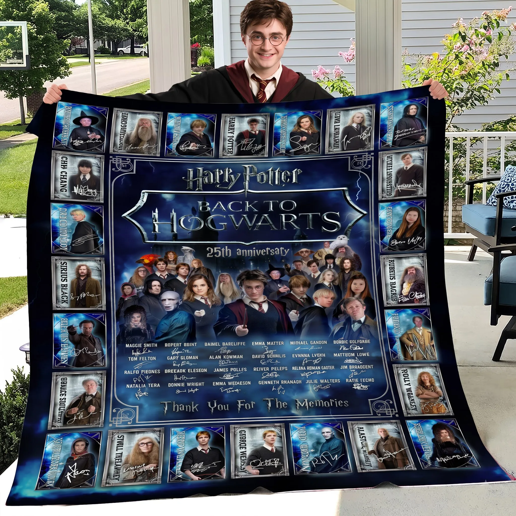 Harry Potter 25th Anniversary Fleece Blanket-THK137280