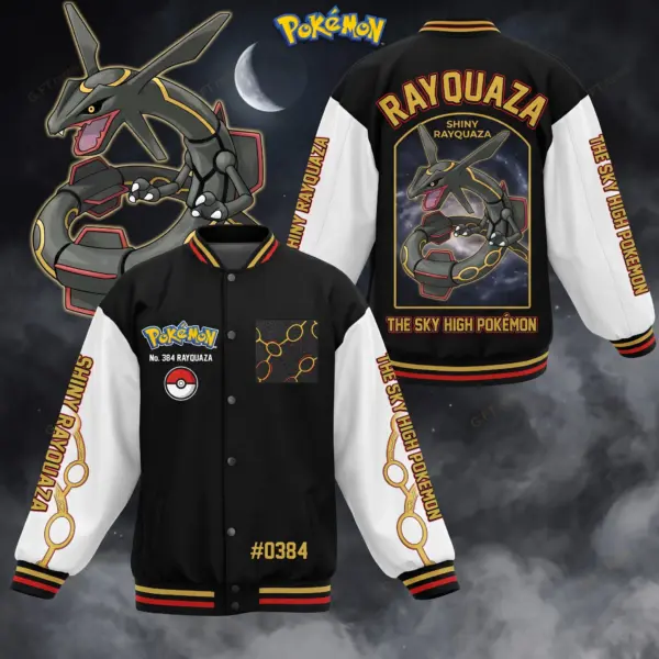 Legendary Pokémon Quilted Varsity Jacket-THK137219