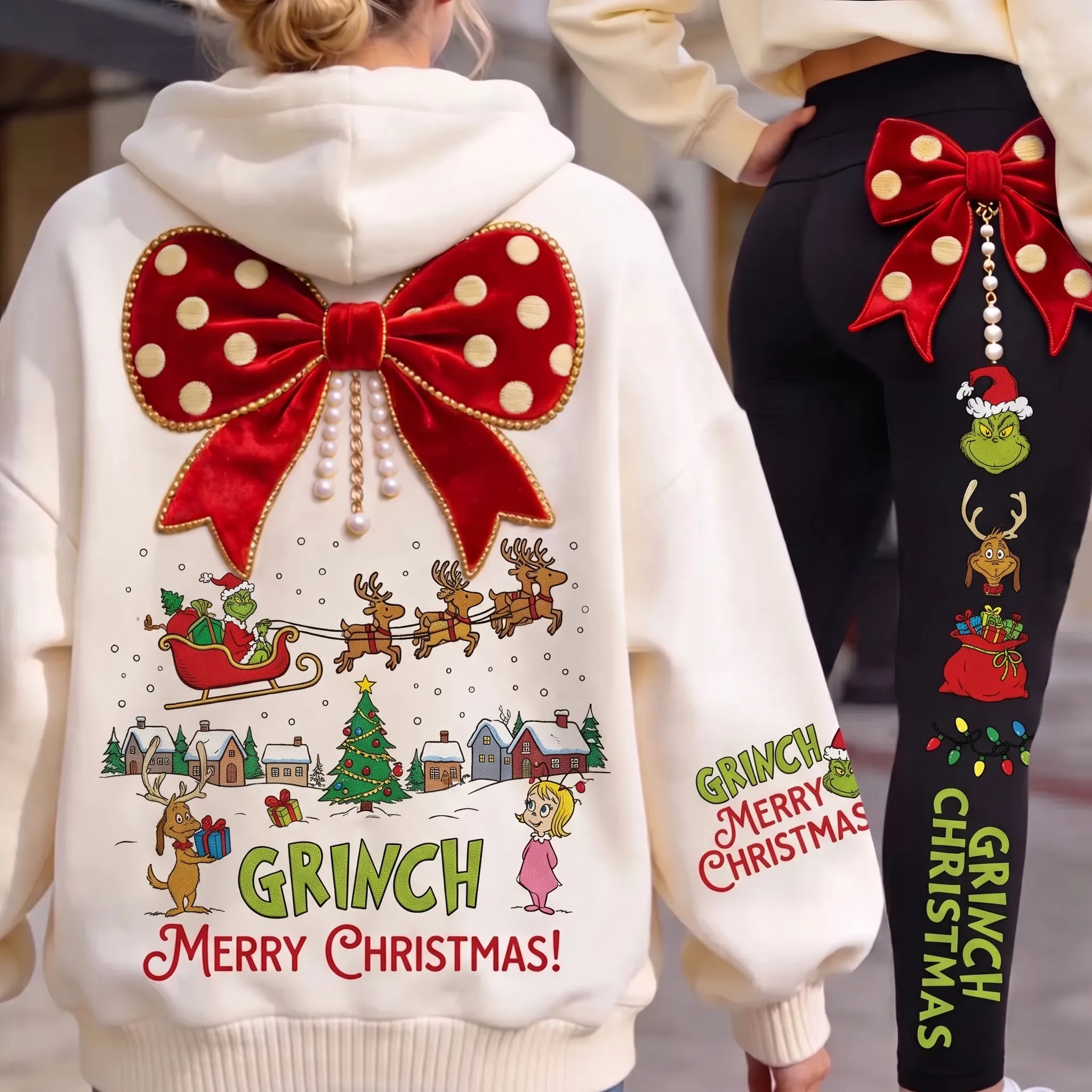 GRCH Christmas Hoodie And Leggings-THK137305