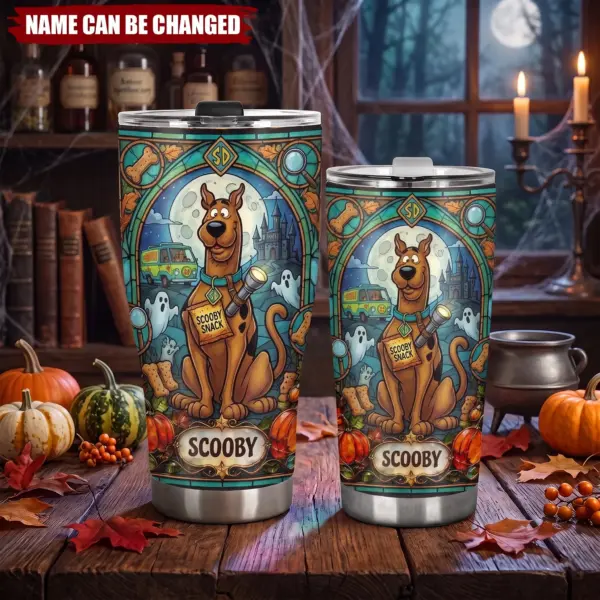 Alternative view of Personalized Scooby-Doo Spooky Pumpkin Tumbler Cup-THK137282