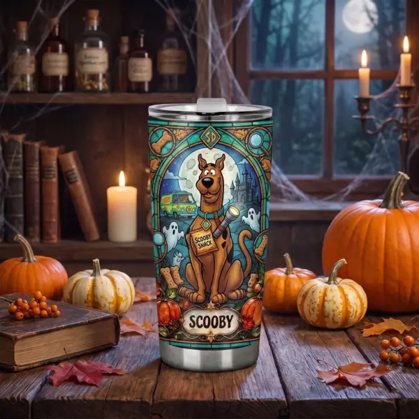 Personalized Scooby-Doo Spooky Pumpkin Tumbler Cup-THK137282 - Image 3