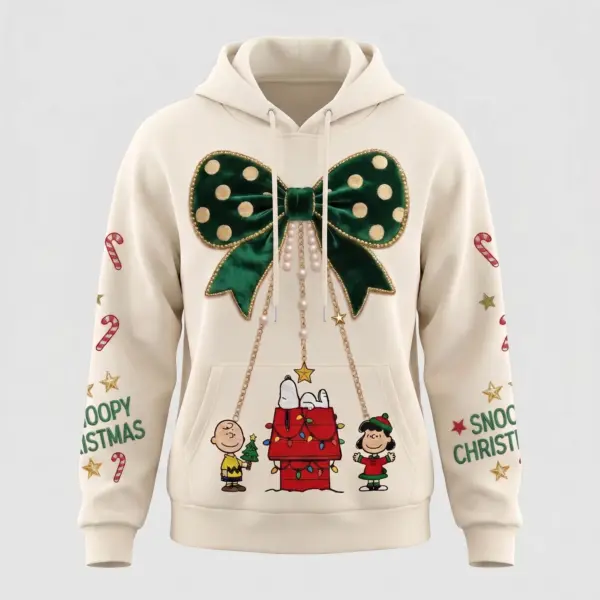 Alternative view of Snoopy's Merry Christmas Hoodie And Leggings-THK137293