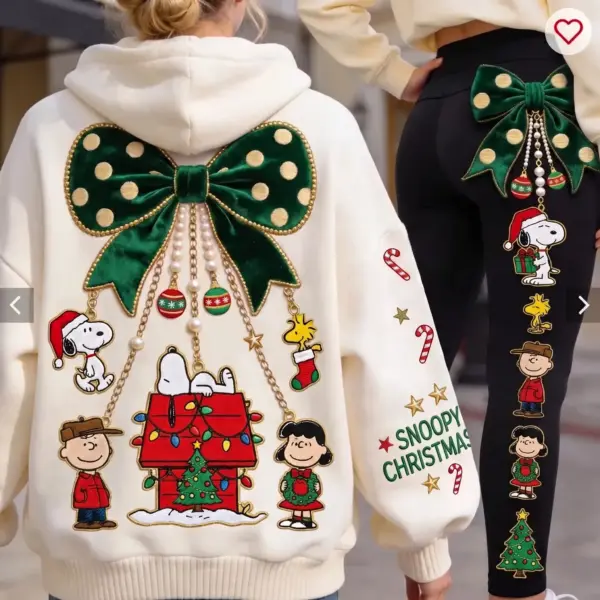 Snoopy's Merry Christmas Hoodie And Leggings-THK137293