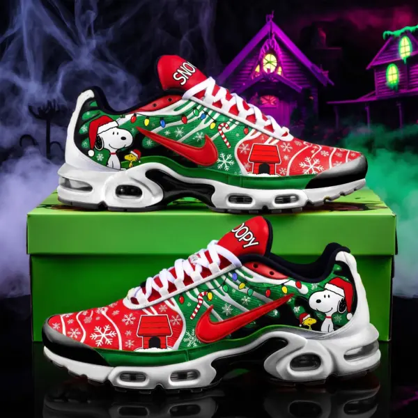 Festive Snoopy Christmas Air Max Shoes-THK137439