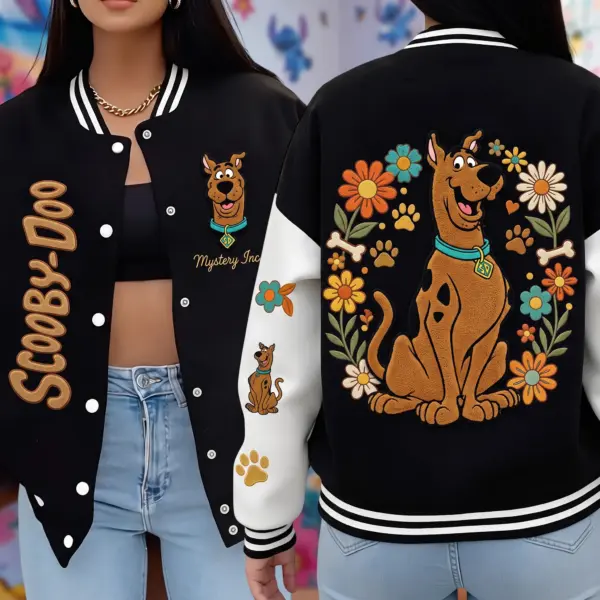 Personalized Scooby-Doo Quilted Varsity Jacket-THK137512