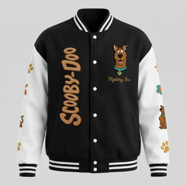 Alternative view of Personalized Scooby-Doo Quilted Varsity Jacket-THK137512