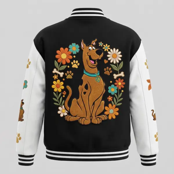 Personalized Scooby-Doo Quilted Varsity Jacket-THK137512 - Image 3