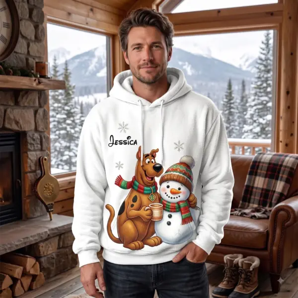 Alternative view of Personalized Scooby-Doo Fleece Hoodie-THK137521