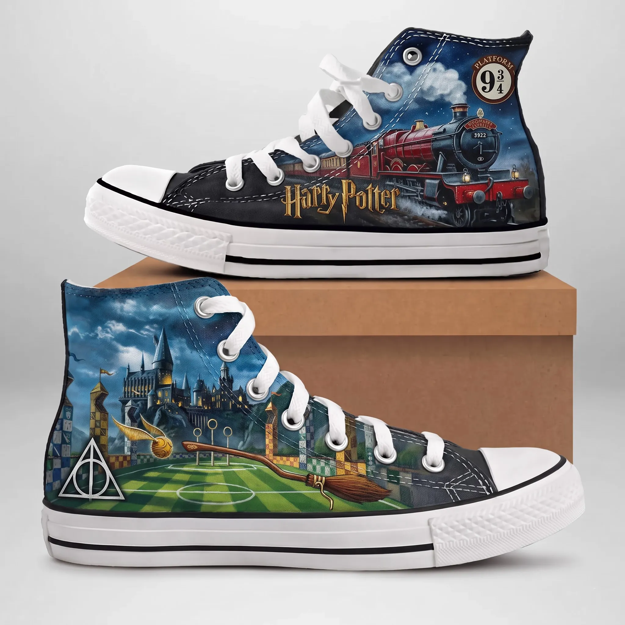 Harry Potter Canvas High-Top Shoes-THK137544