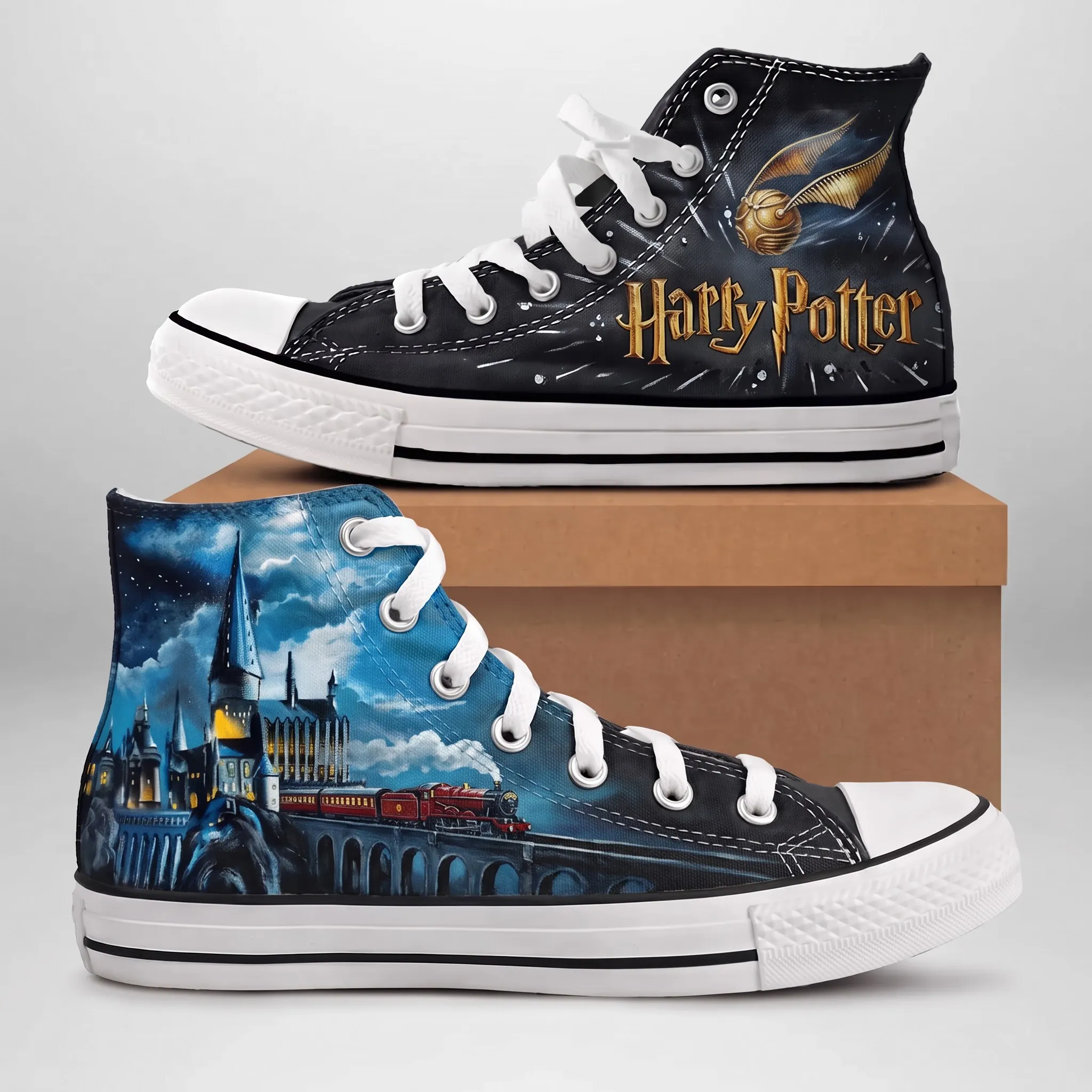 Harry Potter Canvas High-Top Shoes-THK137551