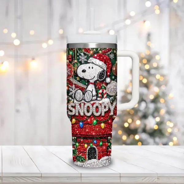 Personalized Snoopy Christmas 40oz Stanley Tumbler-THK137289 - Image 3
