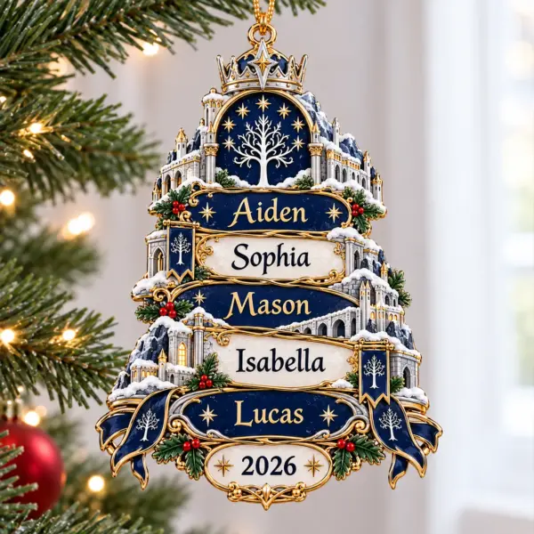 Personalized LOTR Christmas Ornament-THK137829