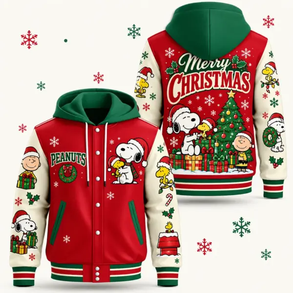 Snoopy Christmas 3D Jacket Hoodie-THK137987