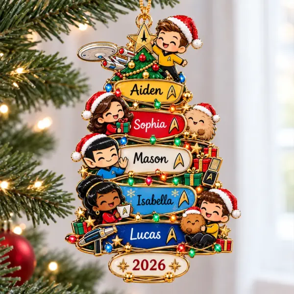 Personalized Star Trek Christmas Ornament-THK137805