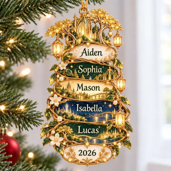 Personalized LOTR Christmas Ornament-THK137828