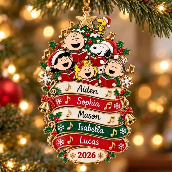 Personalized Snoopy Christmas Ornament-THK137787