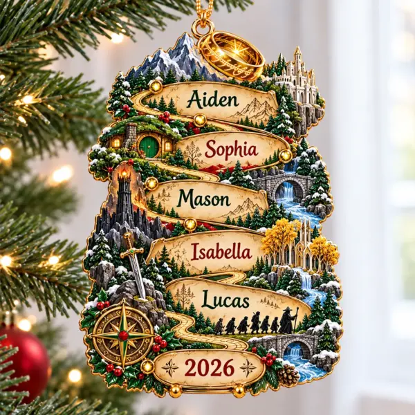 Personalized LOTR Christmas Ornament-THK137826