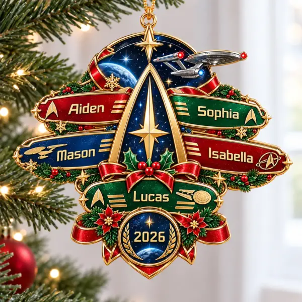 Personalized Star Trek Christmas Ornament-THK137808