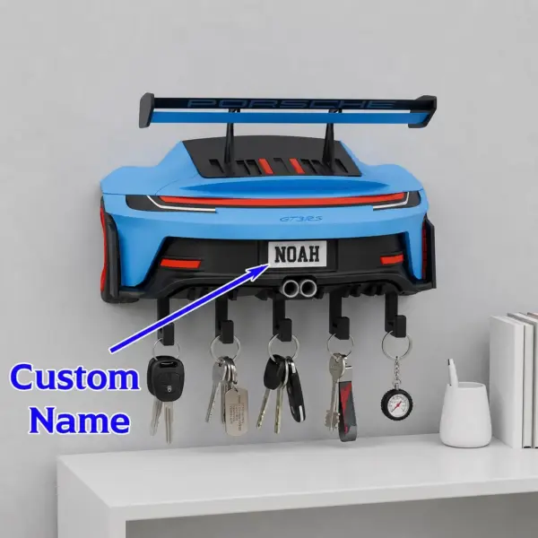 Personalized Sports Car Key Holder