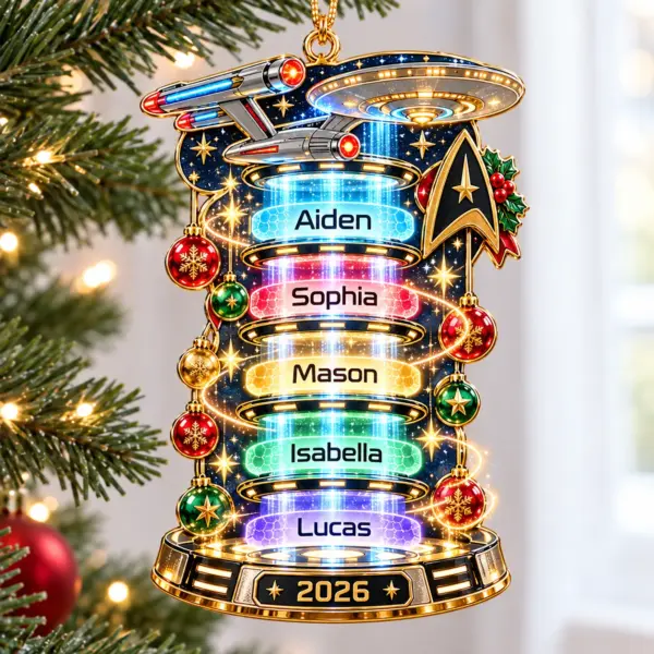 Personalized Star Trek Christmas Ornament-THK137807