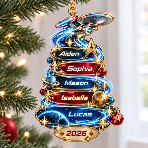 Personalized Star Trek Christmas Ornament-THK137804