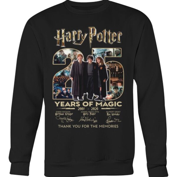 Harry Potter 25th Anniversary 3D T-Shirt-THK1355981 - Image 4