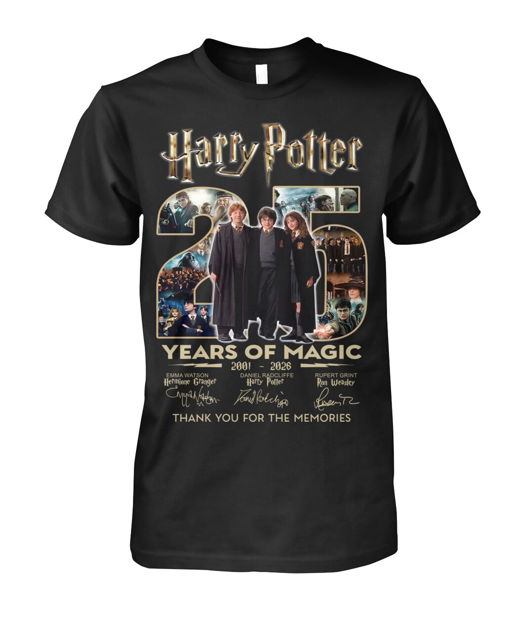 Harry Potter 25th Anniversary 3D T-Shirt-THK1355981 - Image 2