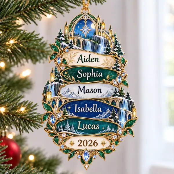 Personalized LOTR Christmas Ornament-THK137825
