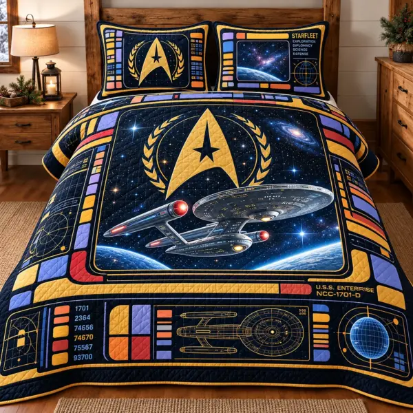 Star Trek Quilt Bedding Set-THK138061