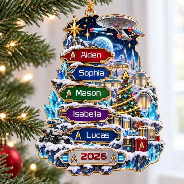 Personalized Star Trek Christmas Ornament-THK137803