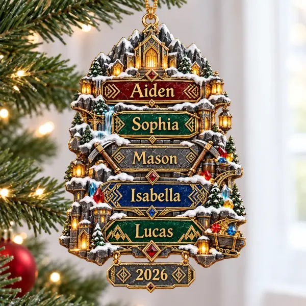 Personalized LOTR Christmas Ornament-THK137824