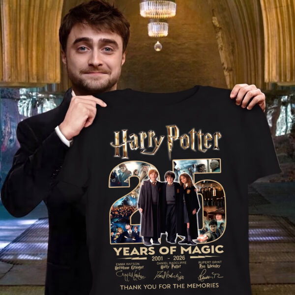 Harry Potter 25th Anniversary 3D T-Shirt-THK1355981